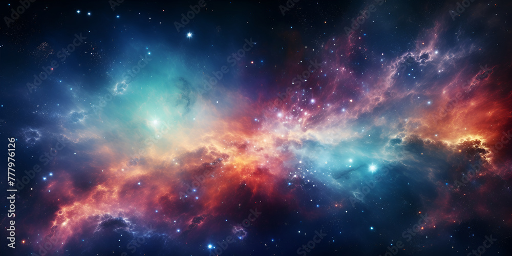Galaxy space with stars cosmic discover cosmology vastness background
