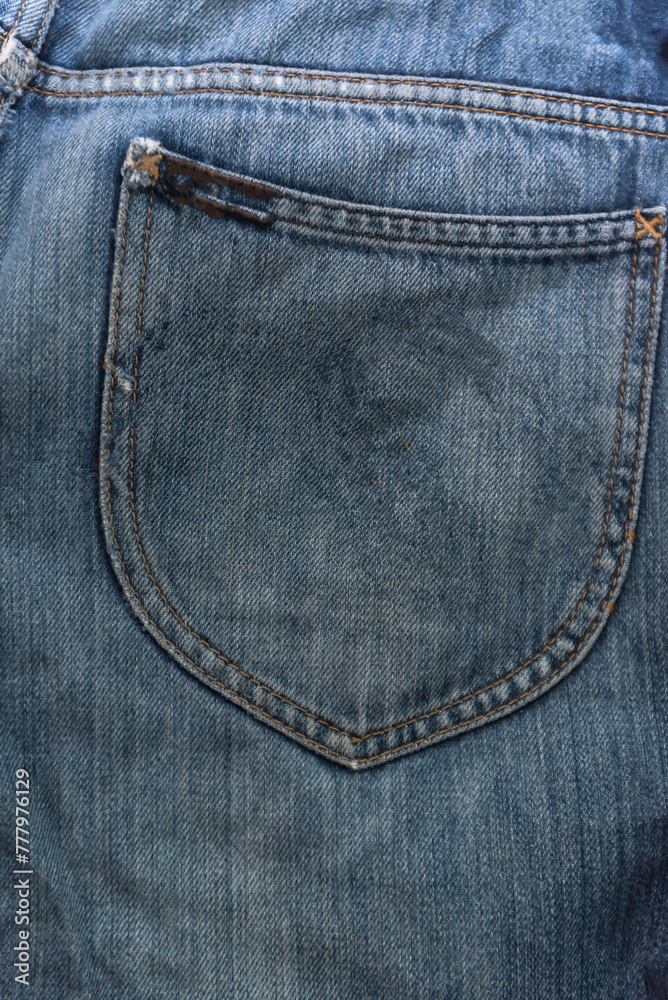 Blue jeans fabric background texture. Blue jeans fabric background texture.