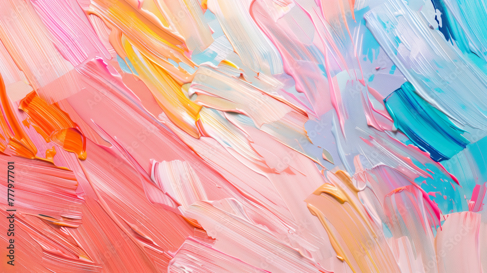 Pastel paintbrush stroke background. Abstract paint background.