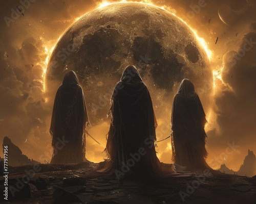 Dark lords drawing power from eclipses