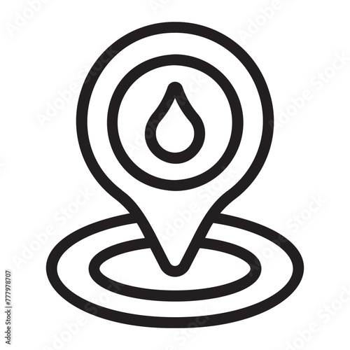 location line icon
