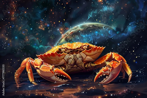 accessory, universe, dome,nostalgia, Crab Rangoon , illustration
