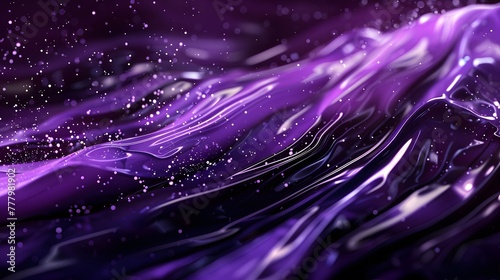 abstract purple liquid flowing