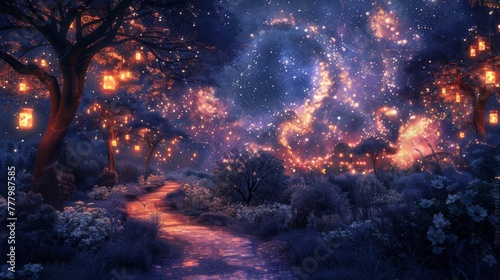 MysticMosaic of a PhoenixFeather path © AlexCaelus
