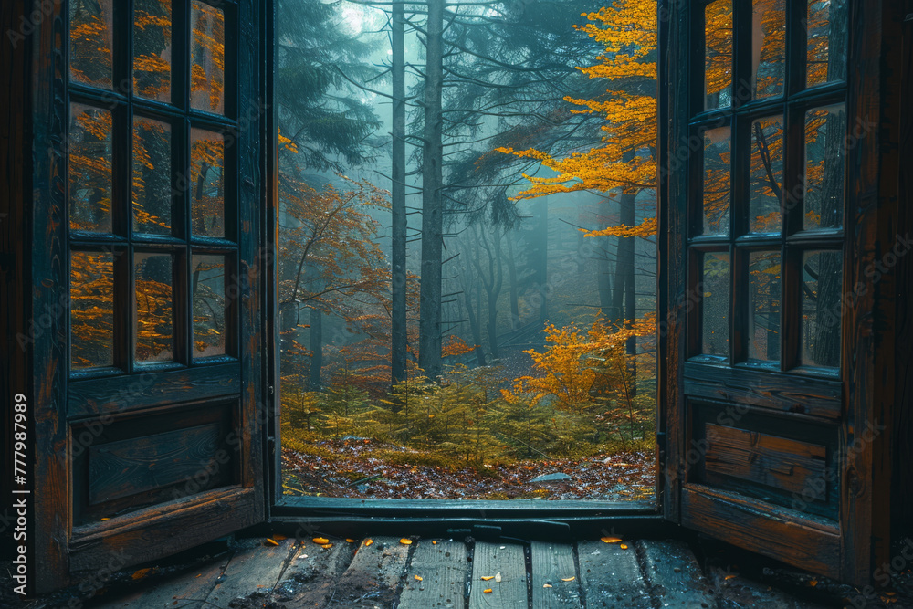 The door to the forest is open. Hunting house. The door to the forest is open. Hunting house.