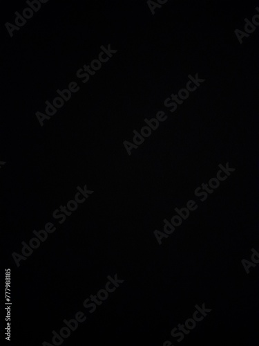 Absolute black surface, texture, background. Completely dark backdrop. Wall and fence in darkness. A dark image that means nothing. Black hole and emptiness. Rectangular figure of solid black photo
