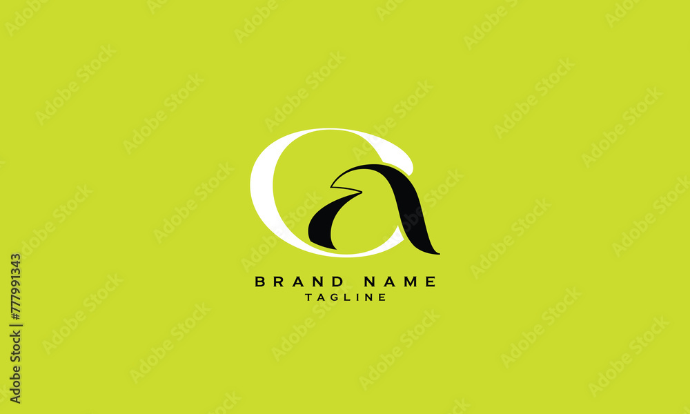 CA, AC, Abstract initial monogram letter alphabet logo design CA, AC, Abstract initial monogram letter alphabet logo design