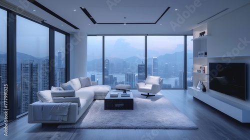 Elegant high-rise apartment...