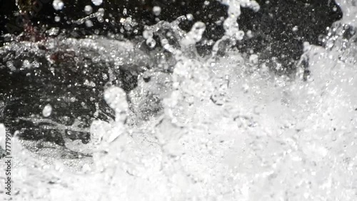 水の流れ　小川　長野県上松町　日本