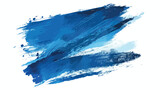 Blue brush stroke and texture. Grunge vector abstract