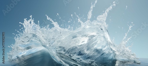 water splash waves, clear, fresh, aqua 149 © Nindya