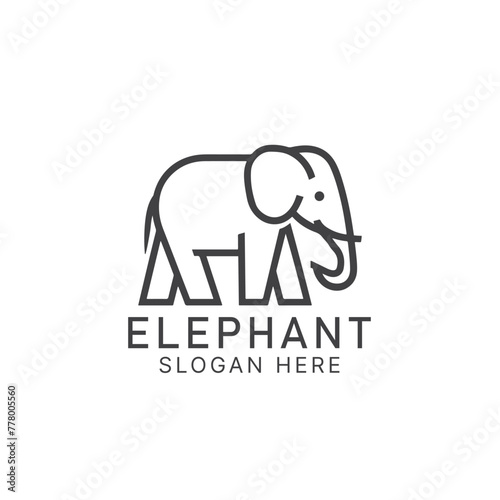 Professional and modern Elephant Vector Logo Design template. Sleek, versatile, and impactful