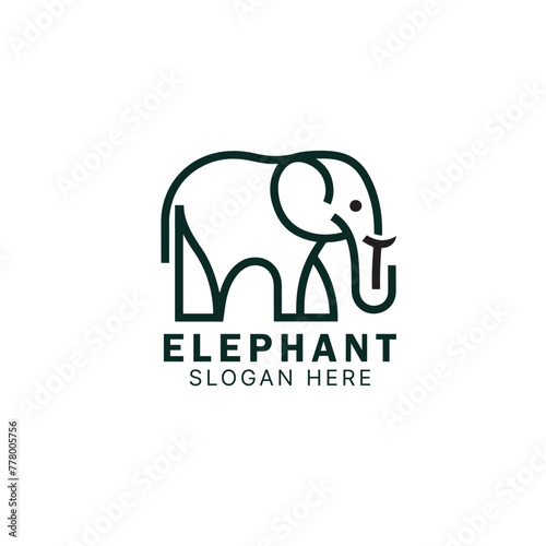 Professional and modern Elephant Vector Logo Design template. Sleek, versatile, and impactful