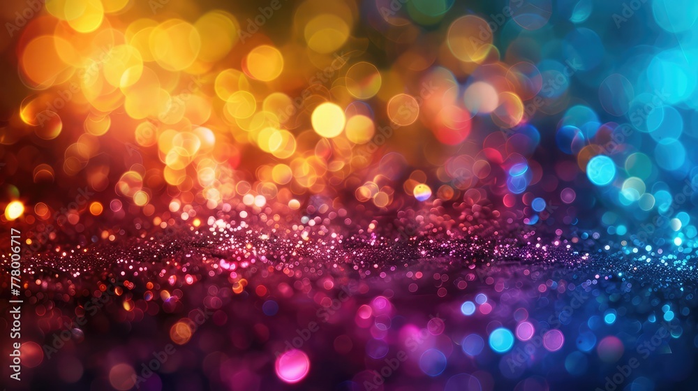 bokeh effect glitter colorful blurred abstract background for birthday, anniversary, wedding,glitter background 