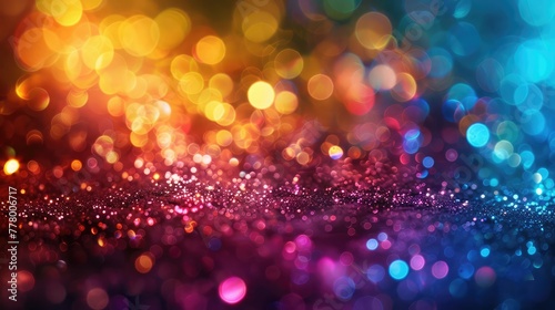 bokeh effect glitter colorful blurred abstract background for birthday, anniversary, wedding,glitter background 