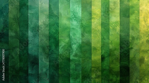Green and Yellow Vertical Striped Background