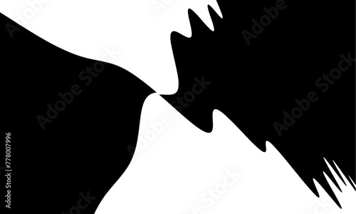 Black on white background. Black and white dissolve halftone grunge effect. Connection vector illustration photo