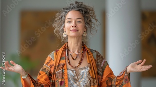 Woman in Black Shirt Doing Yoga