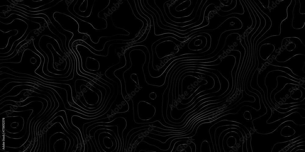Black topography dark background gradient colorful lines map texture
