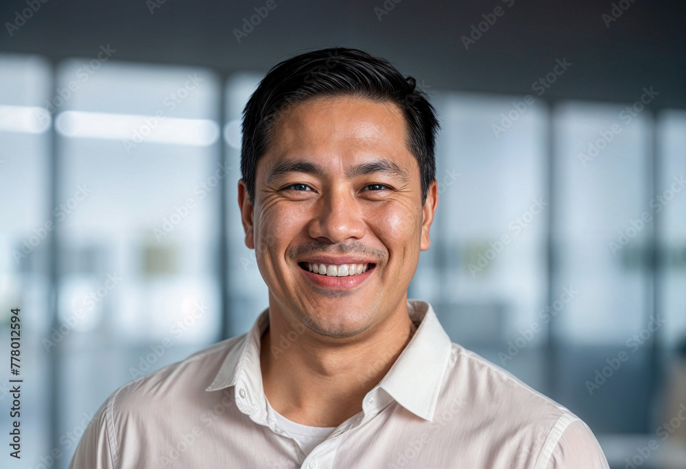 Confident Mature Businessman's Office Portrait Confident Mature Businessman's Office Portrait
