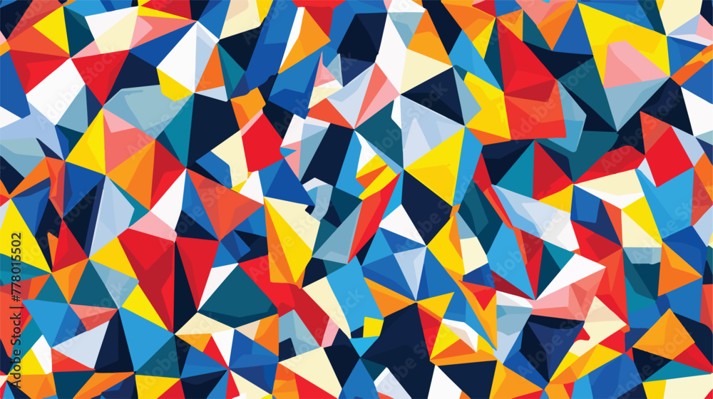 Abstract geometric pattern colorful  artistic shapes
