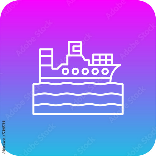 Cargo ship Icon