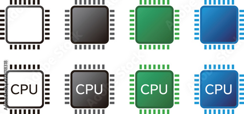 半導体のアイコンセット