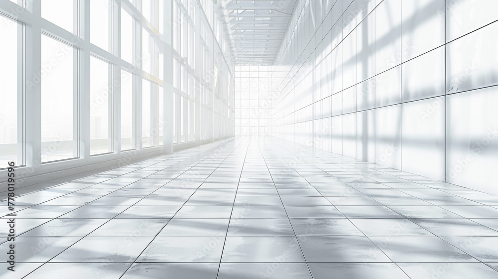 A white grid background with light and shadow effects. A white grid background with light and shadow effects.