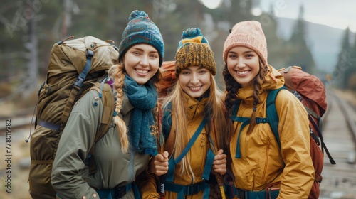 Three Women Standing Together