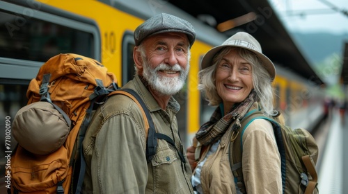 Man and Woman Standing Together