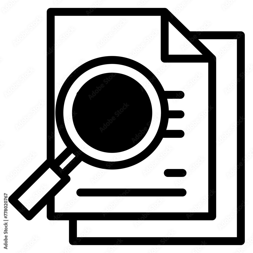 Document vector icon isolated on white background. Document vector icon isolated on white background.
