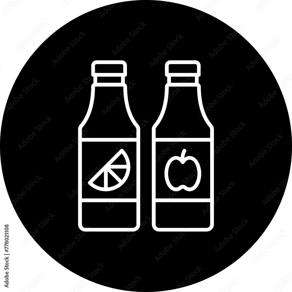 Juice bottles Icon