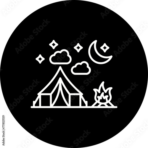 Night camp Icon