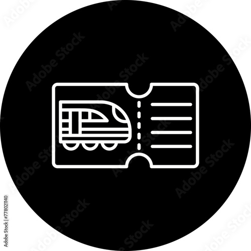 Train ticket Icon