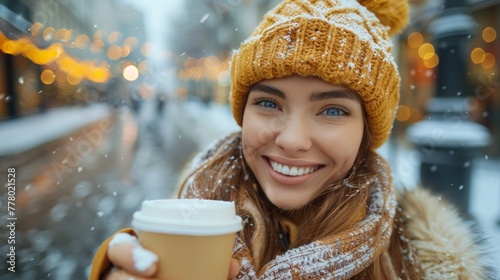 Woman Holding Coffee Cup