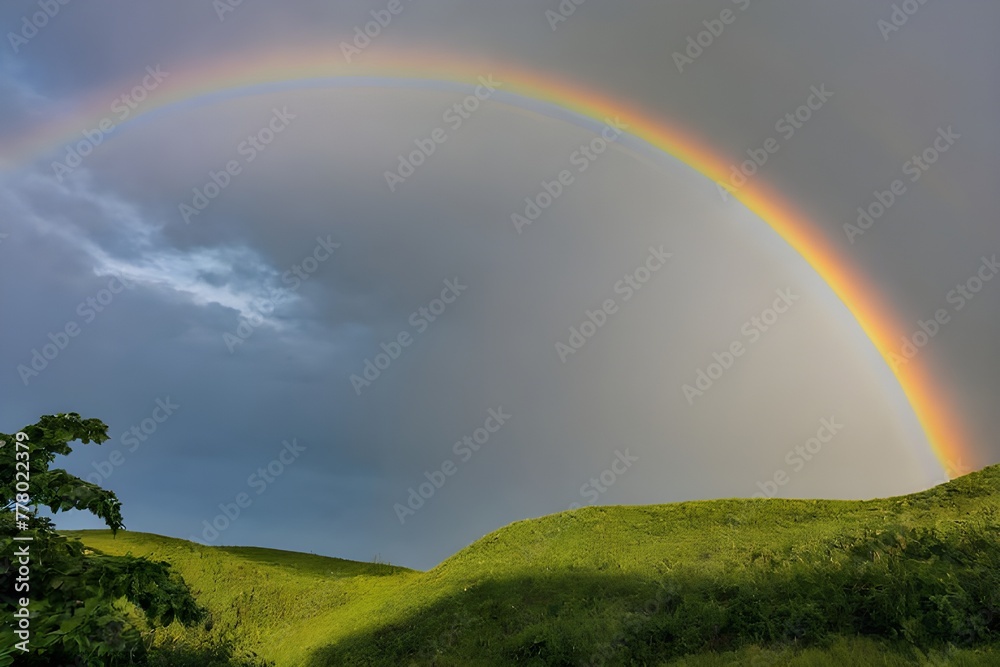 Naklejka premium a rainbow