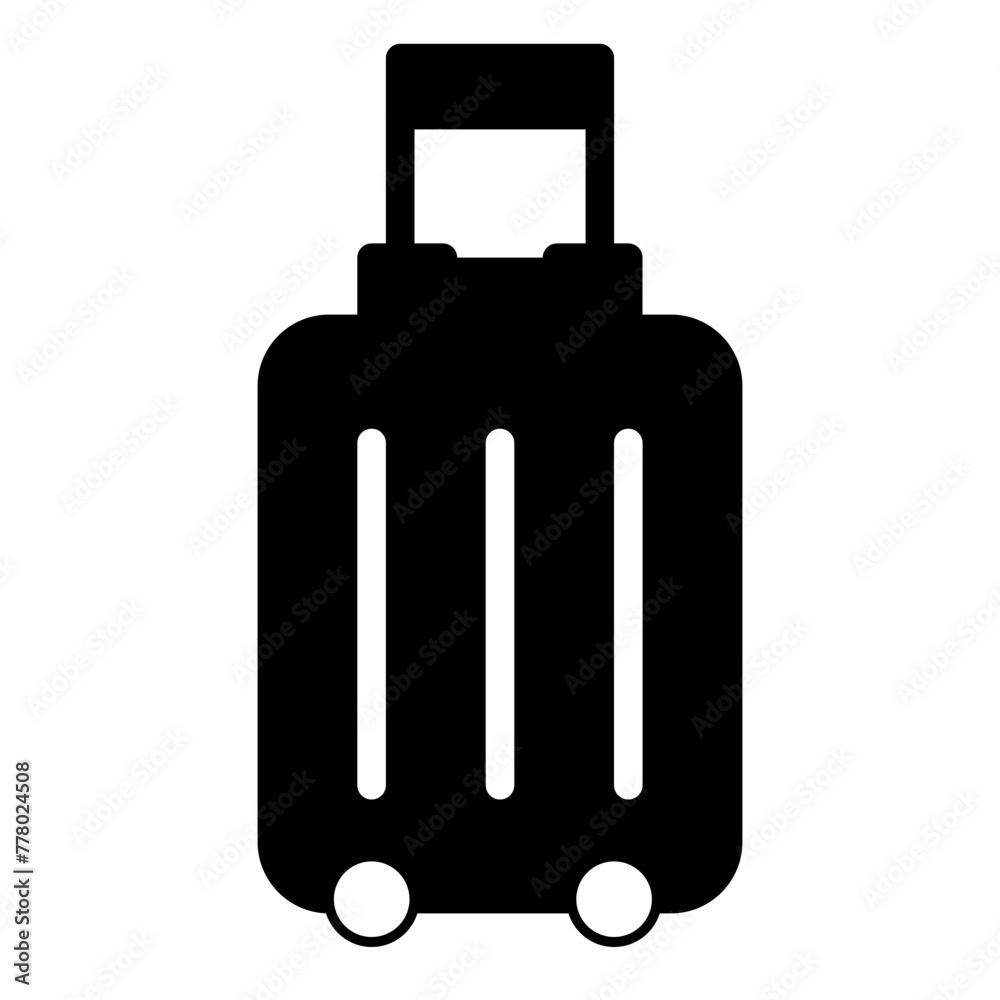 black and white travel bag