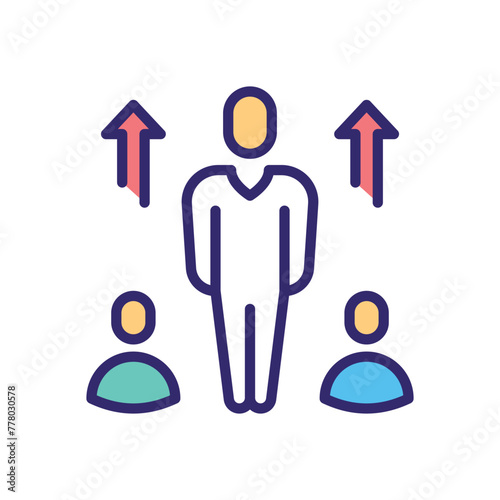 Team Motivation vector icon
