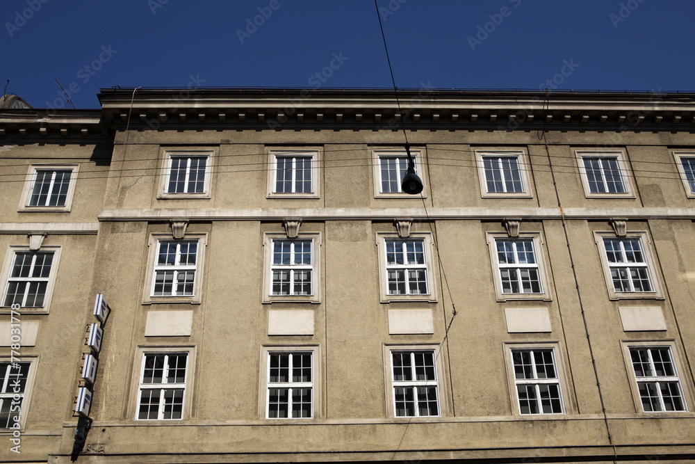 Fototapeta premium Buildings along Fra Grge Martica - Zagreb - Croatia