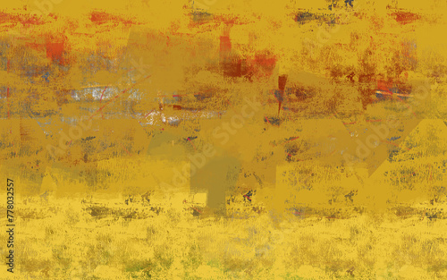yellow color background with realistic grunge texture