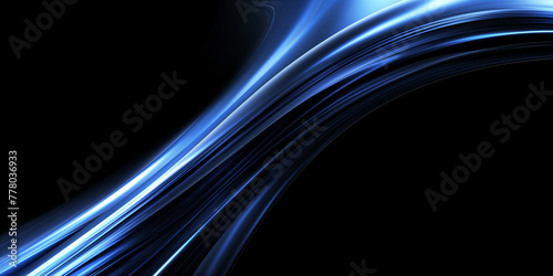 abstract blue background, cool dark, wave, light