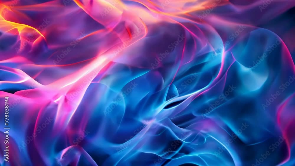 Abstract background with blue and pink wavy lines. Vector illustration. Abstract background with blue and pink wavy lines. Vector illustration.