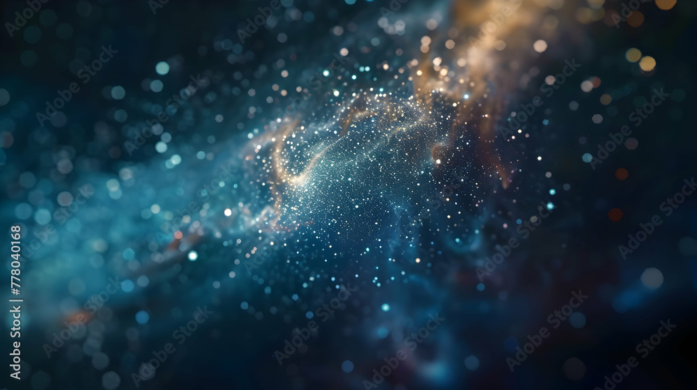 The cosmos filled with countless stars The cosmos filled with countless stars