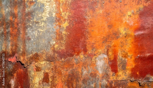 A textured abstract background that mimics the appearance of aged metal