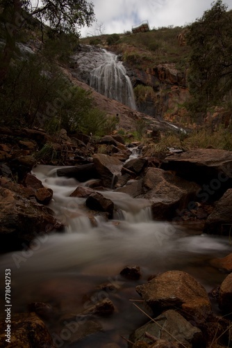 Lesmurdie Falls National Park beautiful waterfall in the hills of Perth  photo
