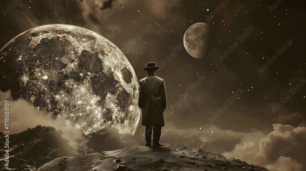 a refined 1890s gentleman on the moon without a spacesuit a refined 1890s gentleman on the moon without a spacesuit
