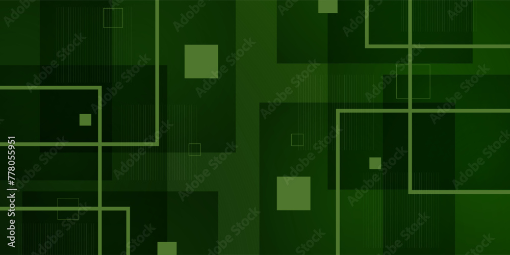 Abstract dark green overlap background template vector with square papercut pattern. Popular background with shadow design. Eps10 vector Abstract dark green overlap background template vector with square papercut pattern. Popular background with shadow design. Eps10 vector