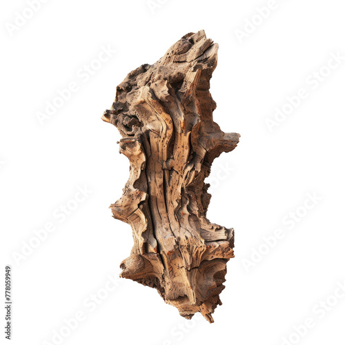 A piece of timber against a transparent backdrop © TheWaterMeloonProjec