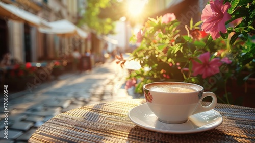 Cup of Coffee on Table