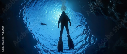 Deep-sea diver wetsuit